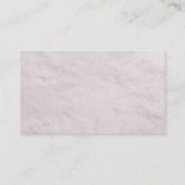 白い毛皮音楽アレンジャーの名刺 名刺 (裏面)