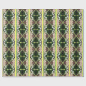 白い水仙の花バイブルックパーソナライズされた ラッピングペーパー (フラット)