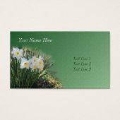 白い水仙の花芸術 (正面)