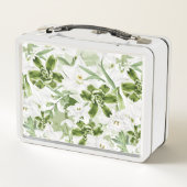 白い水彩花2 メタルランチボックス (裏面)