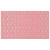 白い水玉と漫画の蝶リボン付きピンク テーブルクロス (正面(横))