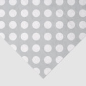 白い水玉模様と背景色 薄葉紙 (詳細)