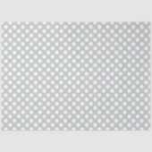 白い水玉模様と背景色 薄葉紙 (正面)