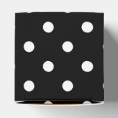 白い水玉模様の中（黒） フェイバーボックス (上部)