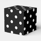 白い水玉模様の中（黒） フェイバーボックス (裏面サイド)