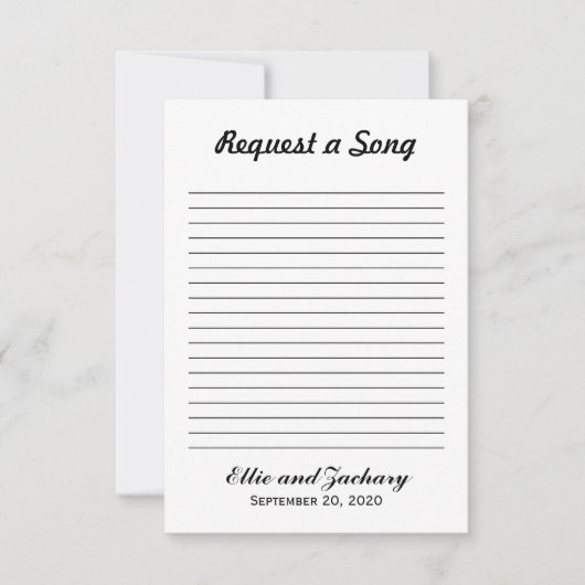 白い水玉模様の曲のリクエスト (正面)