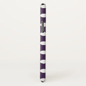 白い水玉模様を梅の紫に Case-Mate iPhoneケース (裏面/右)