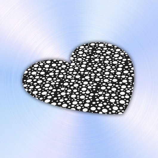 白い水玉模様オンブラック | ペーパーコースター