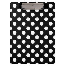 白い水玉模様オン黒