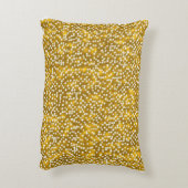 白い水玉模様印象 アクセントクッション (裏面(縦))