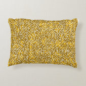 白い水玉模様印象 アクセントクッション (裏面)