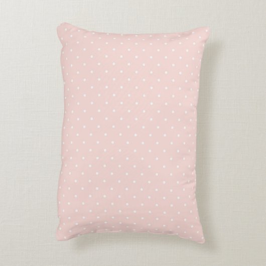 白い水玉模様2と模造して下さい アクセントクッション (裏面(縦))