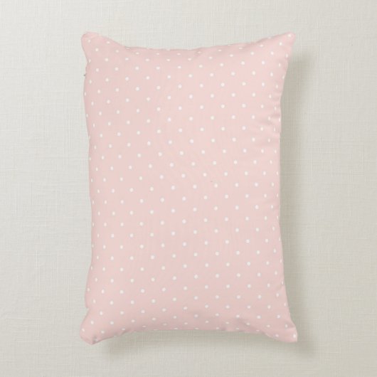 白い水玉模様2と模造して下さい アクセントクッション (正面(垂直))