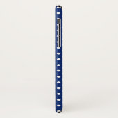 白い水玉模様2と模造して下さい Case-Mate iPhoneケース (裏面/左)