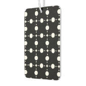 白い水玉模様、水玉模様パターン、ドット点々のある、 カーエアーフレッシュナー (左)