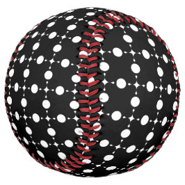 白い水玉模様、水玉模様パターン、ドット点々のある、 ソフトボール