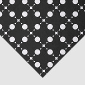 白い水玉模様、水玉模様パターン、ドット点々のある、 薄葉紙 (詳細)