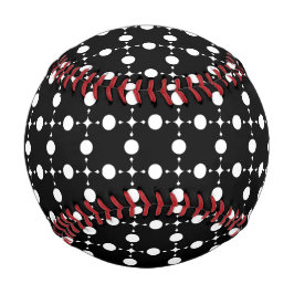 白い水玉模様、水玉模様パターン、ドット点々のある、 野球ボール