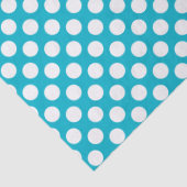 白い水玉模様 – 背景色を選択 薄葉紙 (詳細)