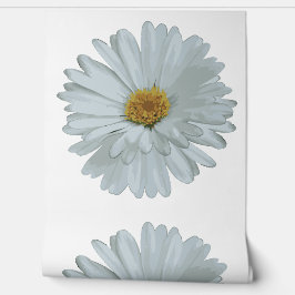 白い水色の花 壁紙