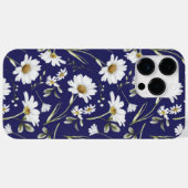 白い水色の花 Case-Mate iPhoneケース (裏面 (横))