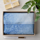 白い氷った青10lbのティッシュペーパー 薄葉紙 (ギフト)