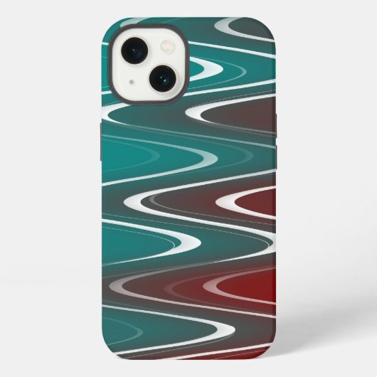 白い波 iPhoneケース (裏面)