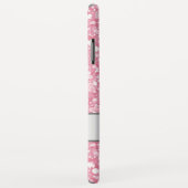 白い火花とピンクのグリッター模様 Case-Mate iPhoneケース (裏面/右)