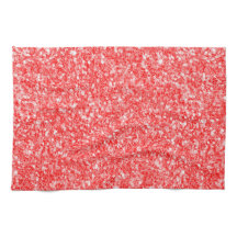 白い火花と赤いグリッター模様