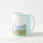 白い灯台マグカップ コーヒーマグカップ (正面右)