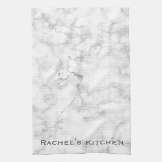 白い灰色の大理石花崗岩タオルのキッチンタオル キッチンタオル (縦)