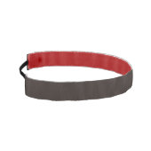 白い無地のクルミの茶色 アスレチックヘッドバンド (左)