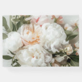 白い牡丹の花束（レース付） ゲストブック (裏面)