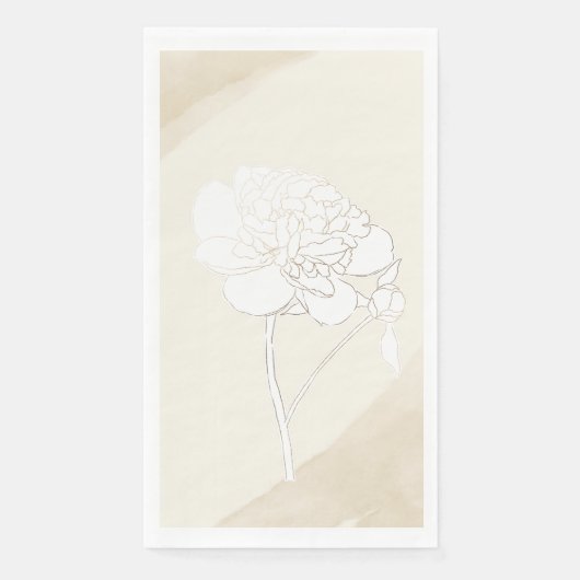 白い牡丹結婚の花 (正面)