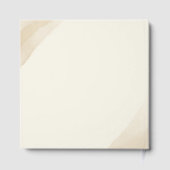 白い牡丹結婚の花 ゲストブック (裏面)