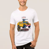 白い犠牲による強さ トライブレンドTシャツ (正面)