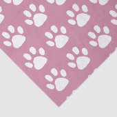 白い犬の足跡あなたの背景色 薄葉紙 (詳細)