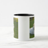 白い犬 マグカップ (中央)