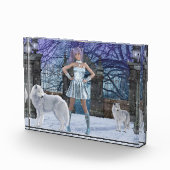 白い狼 フォトブロック (右)