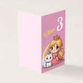 白い猫と合わせてカスタマイズ可能なかわいい王女 (外部)