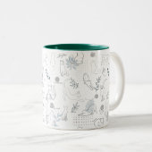 白い猫好き用フェリネトルバート ツートーンマグカップ (正面右)