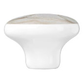 白い猫 セラミックノブ (側面)