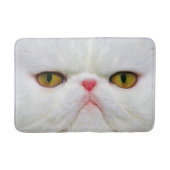 白い猫 バスマット (正面)