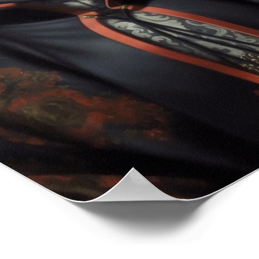 白い猫 ポスター (角)