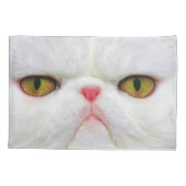 白い猫 枕カバー (裏面)