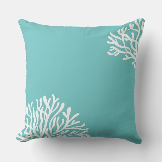 白い珊瑚 クッション (正面)