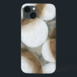 白い球体と茶色の円 iPhone 13ケース<br><div class="desc">3つの茶色の円共有は、ジェニファーGoldbergerのこの作品の明るい白い球体と素晴らしキャンバスを描く。明るくおもしろい、この作品は素晴らしあなたの家で見える。今日注文しろ！</div>