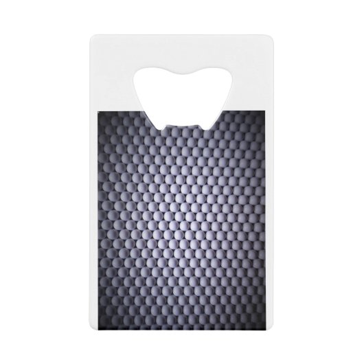 白い球体 クレジットカード栓抜き (正面)