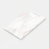 白い瑪瑙の大理石が並びエレガントモダンた ポストイット (アングル)