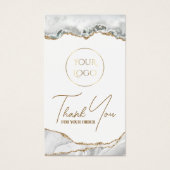 白い瑪瑙パッケージの挿入 (正面)